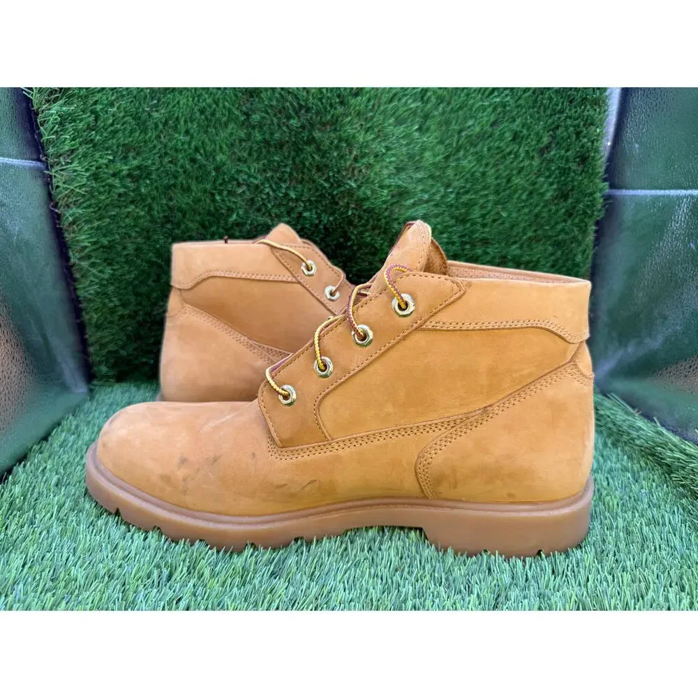 Timberland TB022039 Chukka Boots Mens 12 Brown Leather Waterproof Hiking Lace-Up